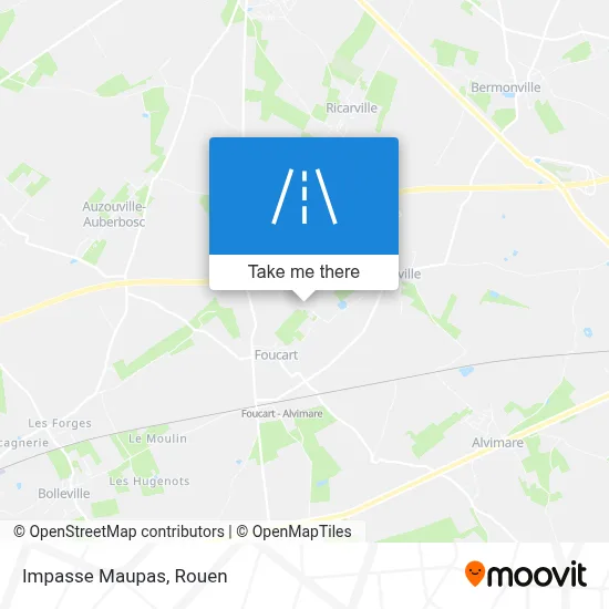Impasse Maupas map