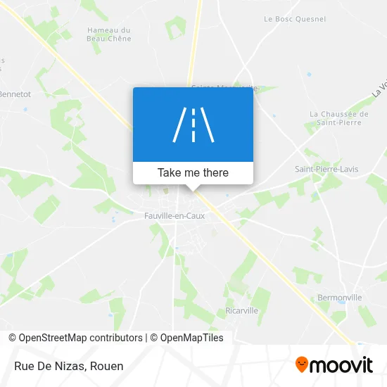 Rue De Nizas map