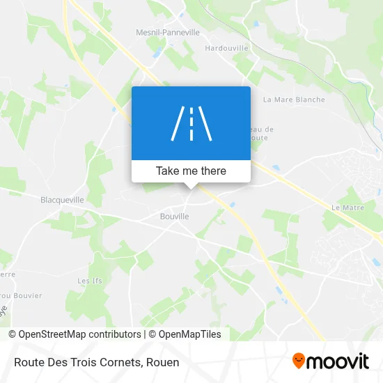 Route Des Trois Cornets map