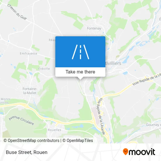 Rue De La Buse map
