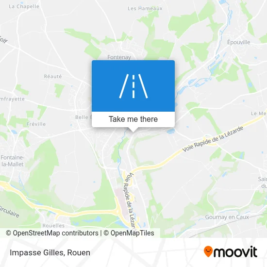 Impasse Gilles map
