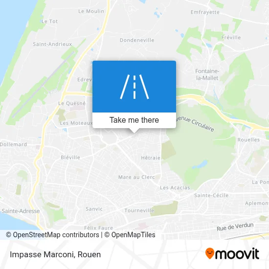 Impasse Marconi map