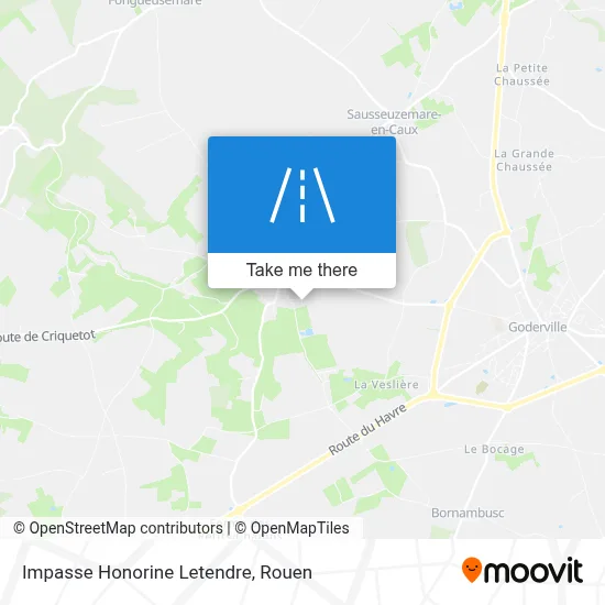 Impasse Honorine Letendre map
