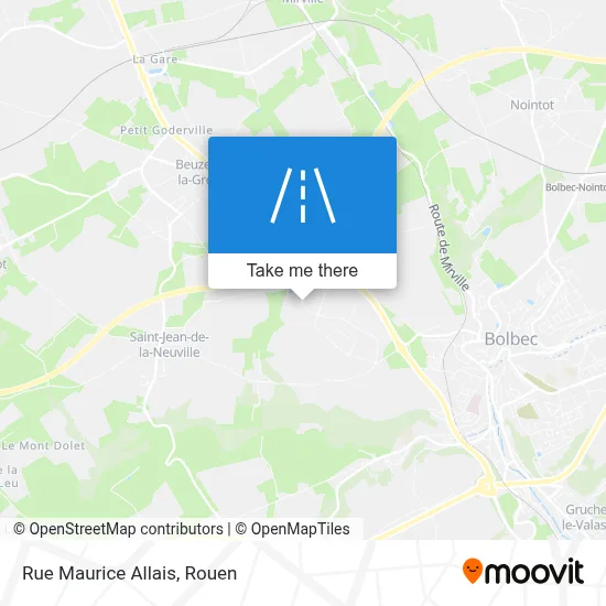 Rue Maurice Allais map