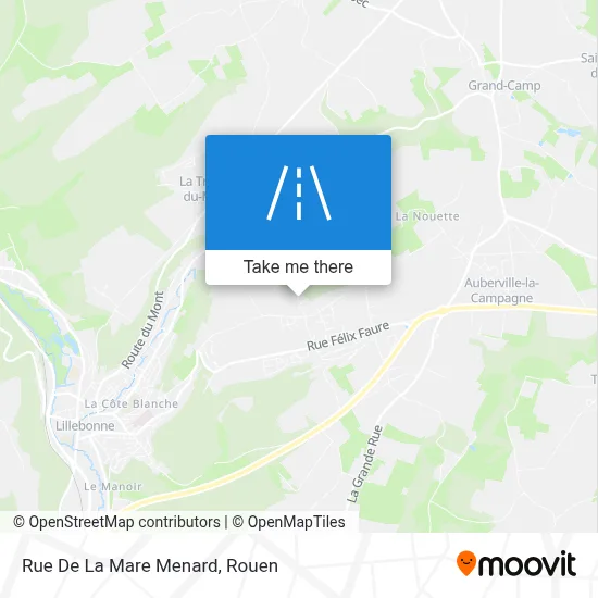 Rue De La Mare Menard map