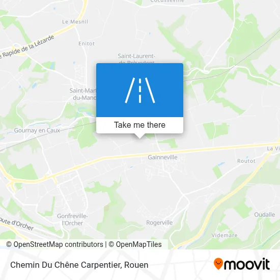 Chemin Du Chêne Carpentier map