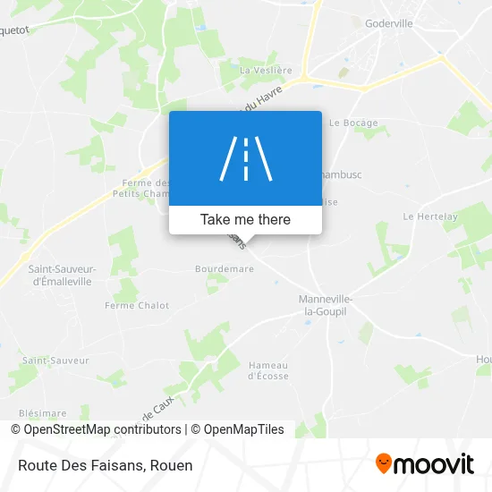 Route Des Faisans map