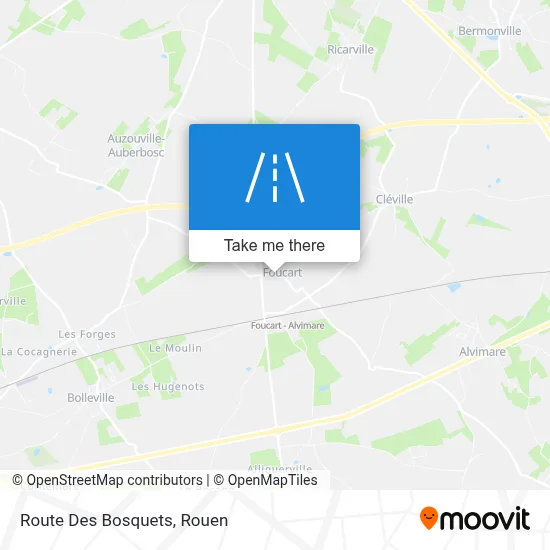 Route Des Bosquets map