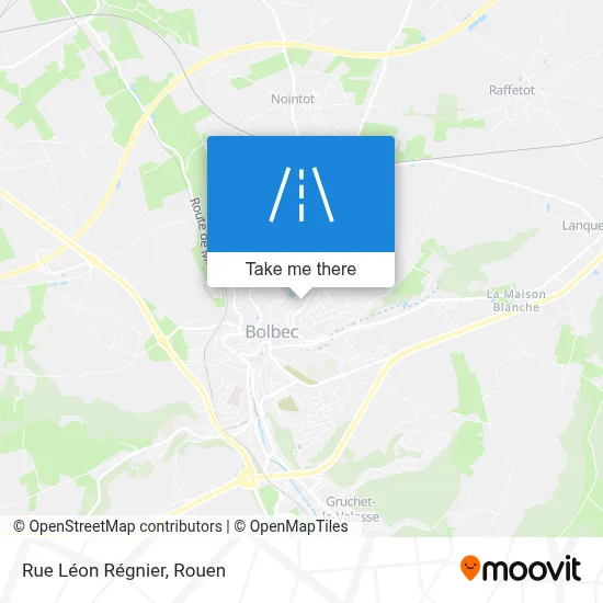 Rue Léon Régnier map
