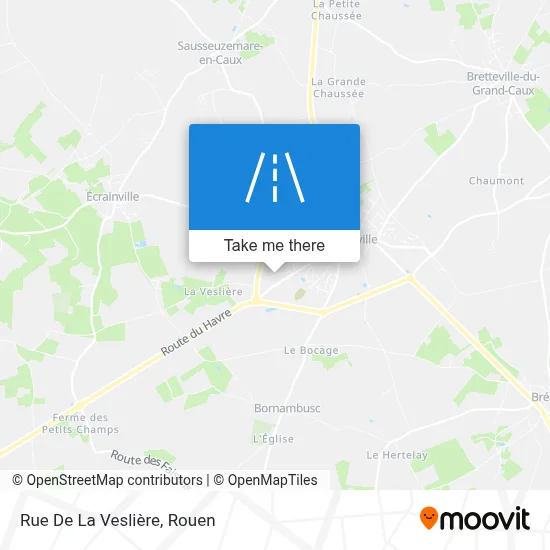 Rue De La Veslière map