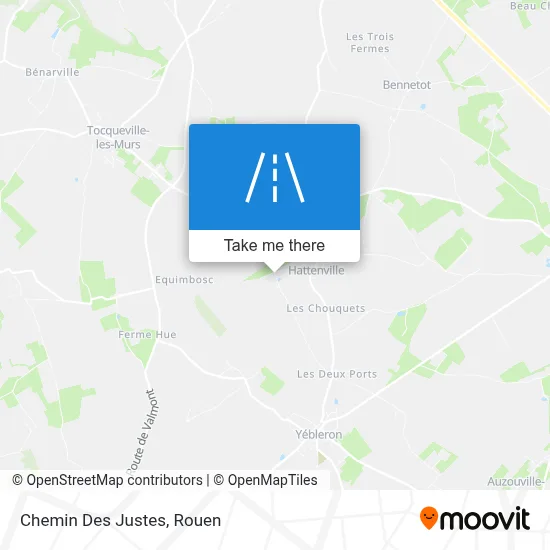 Chemin Des Justes map