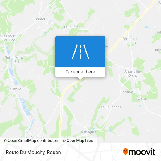 Route Du Mouchy map