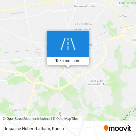 Impasse Hubert-Latham map