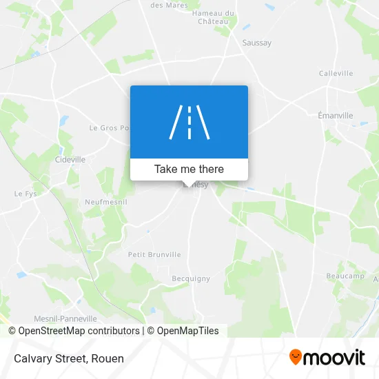 Rue Du Calvaire map