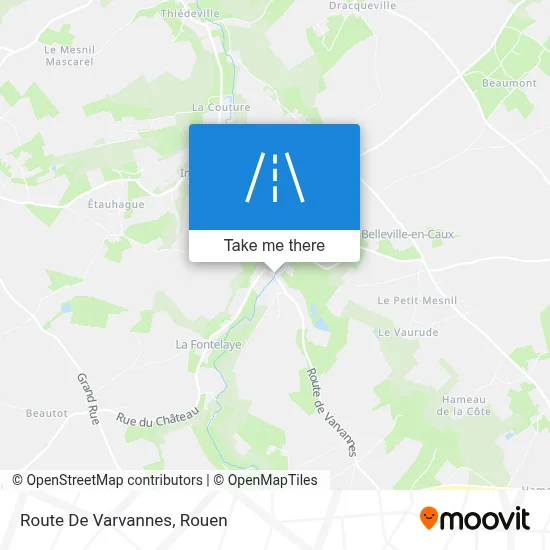Route De Varvannes map