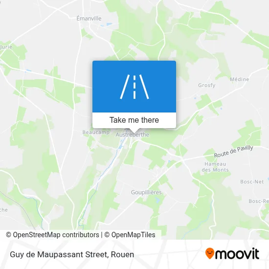 Rue Guy De Maupassant map