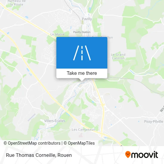 Rue Thomas Corneille map