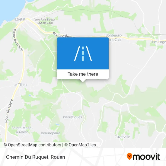 Mapa Chemin Du Ruquet