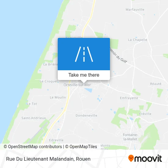 Rue Du Lieutenant Malandain map