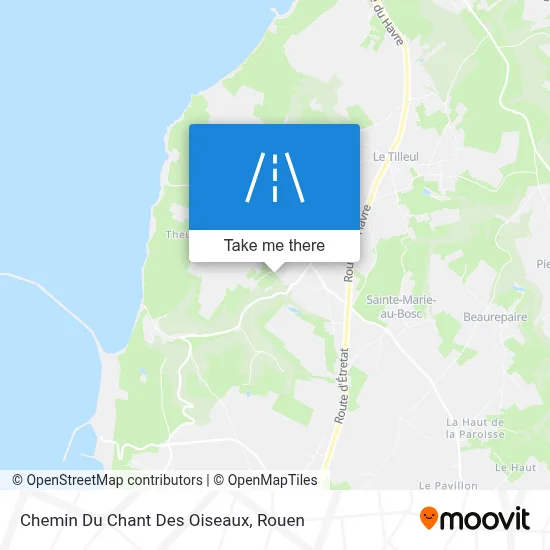 Mapa Chemin Du Chant Des Oiseaux