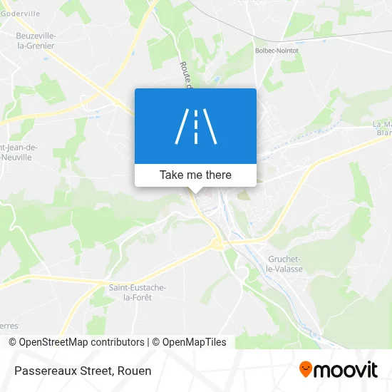 Mapa Rue Des Passereaux