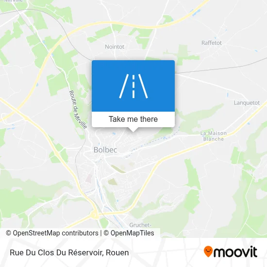 Rue Du Clos Du Réservoir map
