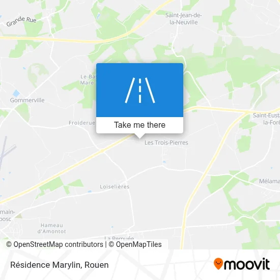 Résidence Marylin map