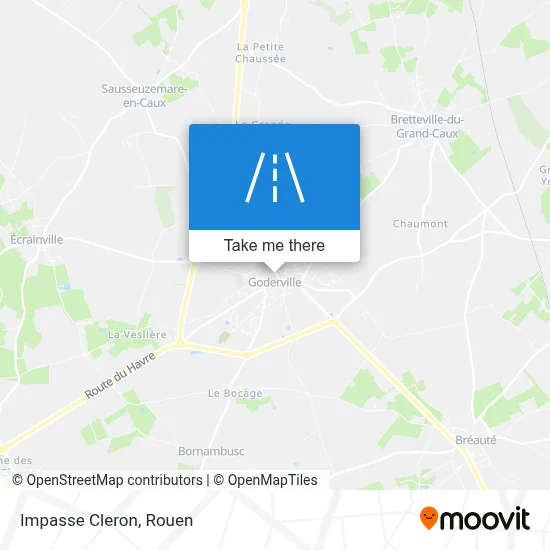 Impasse Cleron map