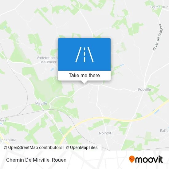 Chemin De Mirville map