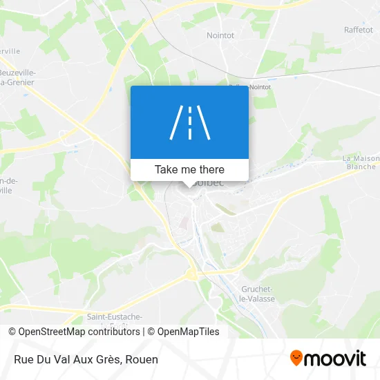Rue Du Val Aux Grès map