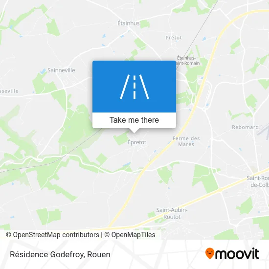 Mapa Résidence Godefroy