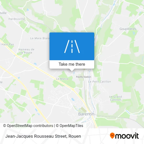 Rue Jean-Jacques Rousseau map