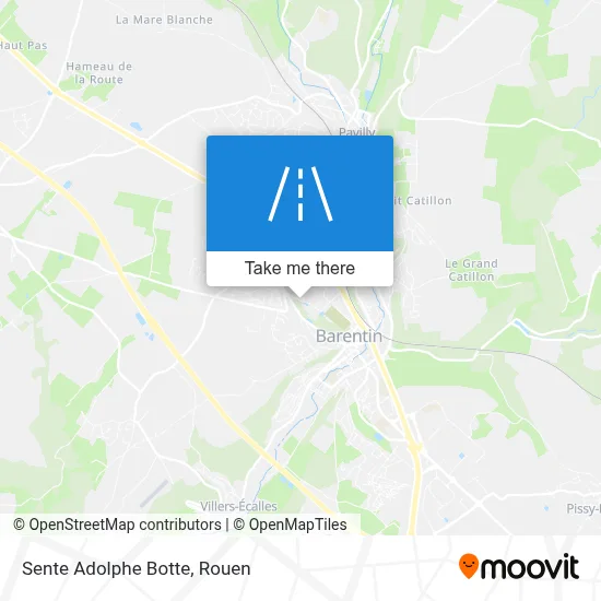 Sente Adolphe Botte map