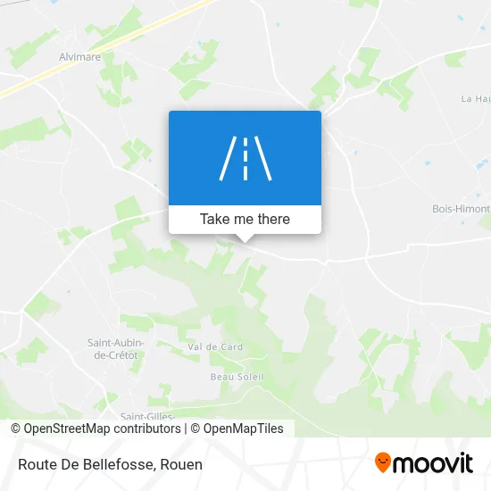 Route De Bellefosse map