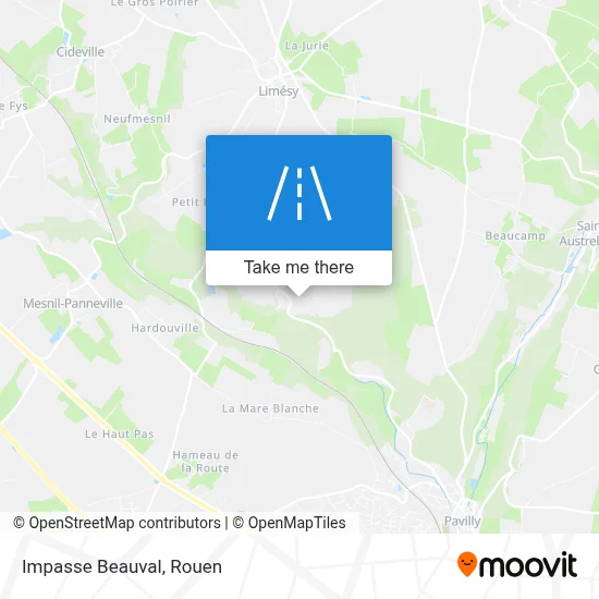 Impasse Beauval map
