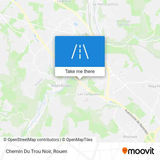 Chemin Du Trou Noir map