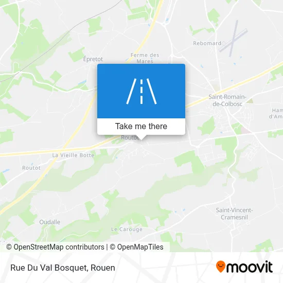 Rue Du Val Bosquet map