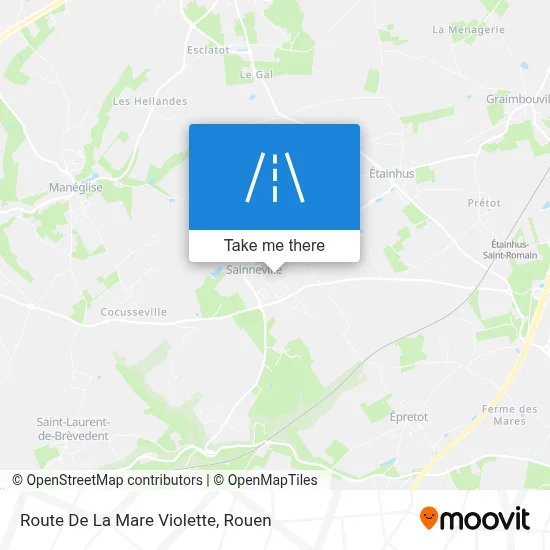 Route De La Mare Violette map