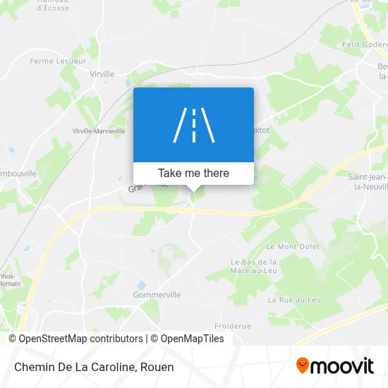 Chemin De La Caroline map