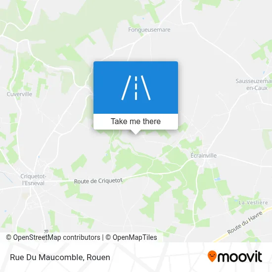 Rue Du Maucomble map