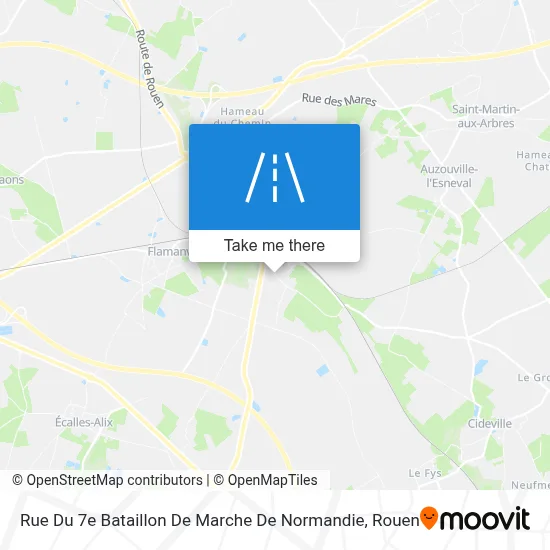 Rue Du 7e Bataillon De Marche De Normandie map