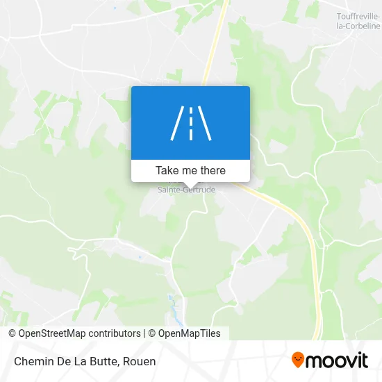 Chemin De La Butte map