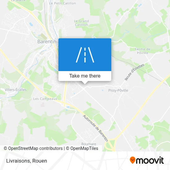 Livraisons map