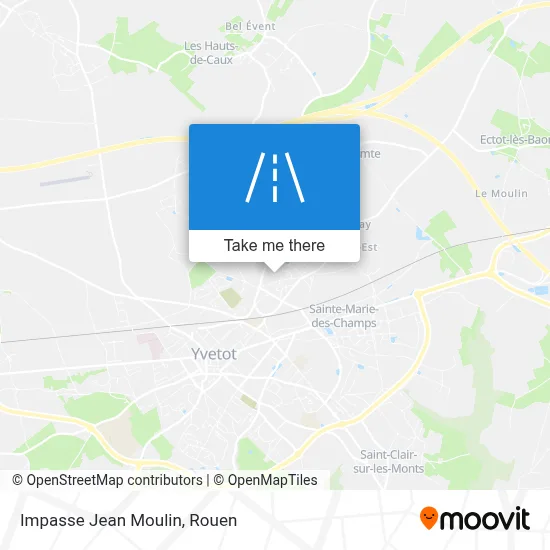 Impasse Jean Moulin map