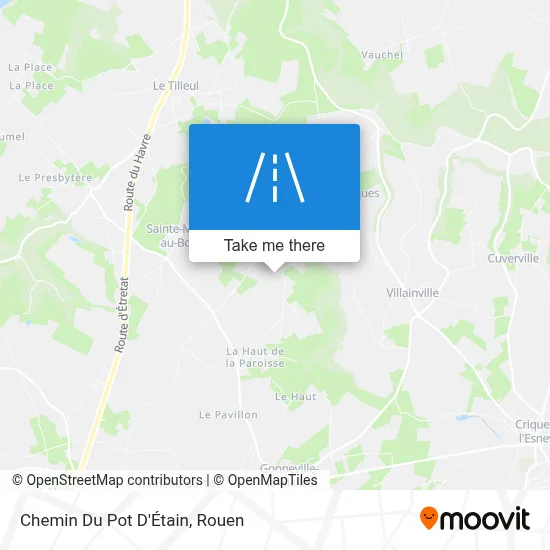 Chemin Du Pot D'Étain map