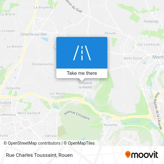 Rue Charles Toussaint map