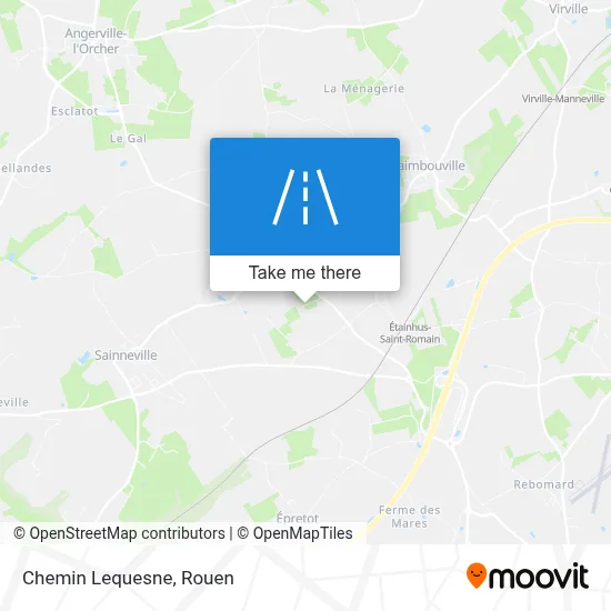 Chemin Lequesne map