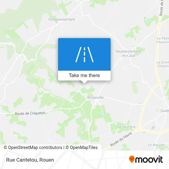 Mapa Rue Cantelou