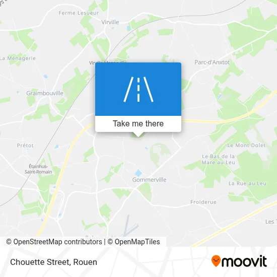 Mapa Rue De La Chouette