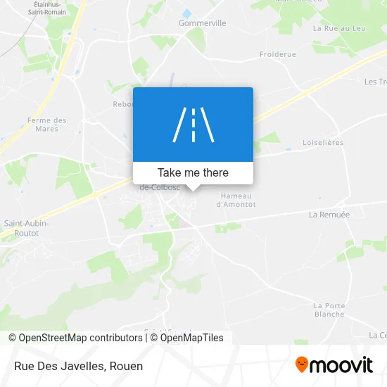 Rue Des Javelles map